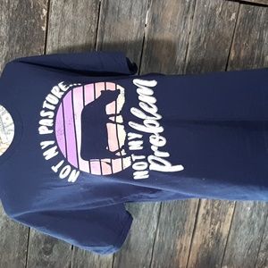 Not my pasture cow tee